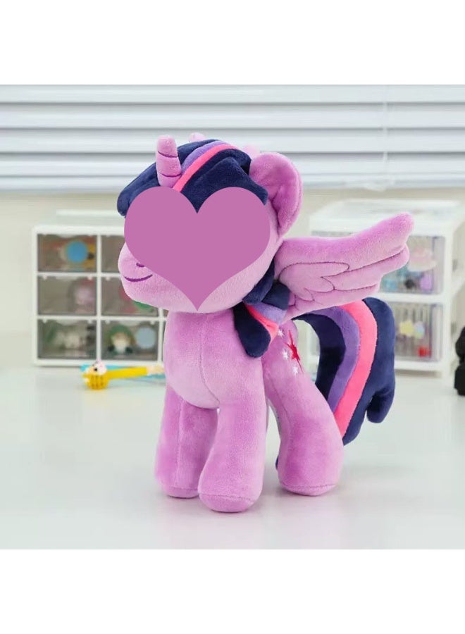 The 30cm Exceptionally Cute and Soft Purple Unicorn Plush Toy - An Unrivaled Birthday Gift, Decor Gem for Bedroom, Living Room, Desk, and an Outstanding Office Stress - relief Doll - Image 3