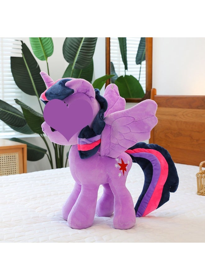 The 30cm Exceptionally Cute and Soft Purple Unicorn Plush Toy - An Unrivaled Birthday Gift, Decor Gem for Bedroom, Living Room, Desk, and an Outstanding Office Stress - relief Doll - Image 4