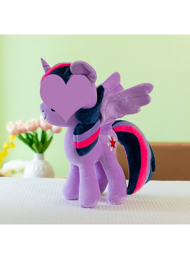 The 30cm Exceptionally Cute and Soft Purple Unicorn Plush Toy - An Unrivaled Birthday Gift, Decor Gem for Bedroom, Living Room, Desk, and an Outstanding Office Stress - relief Doll - Image 2