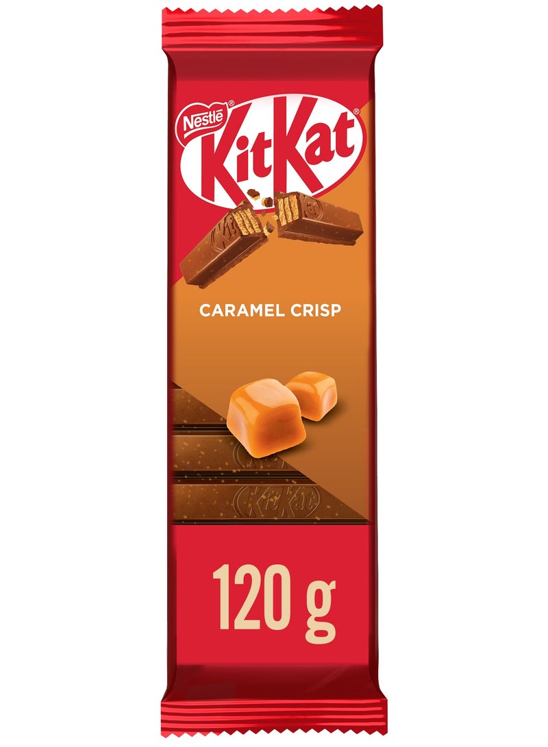 KitKat Caramel Crisp Chocolate 120g - Image 1