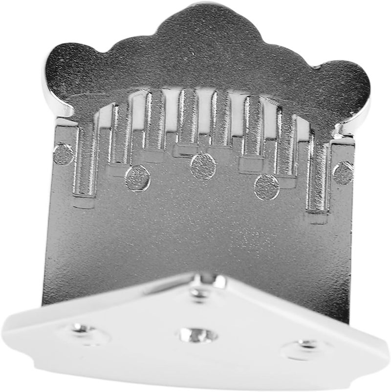 aqxreight Mandolin Tailpiece 8 String Bridge Zinc Alloy Accessory for Musical Instrument Replacement - Image 4