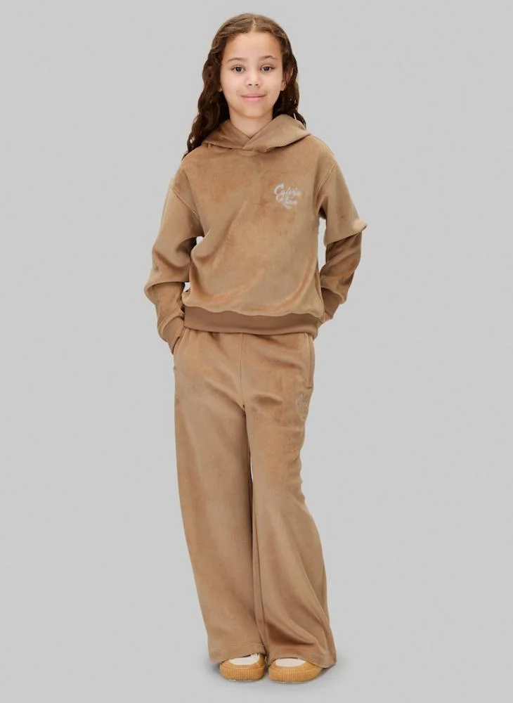 كالفن كلاين جينز طقم هودي وبنطلون للشباب