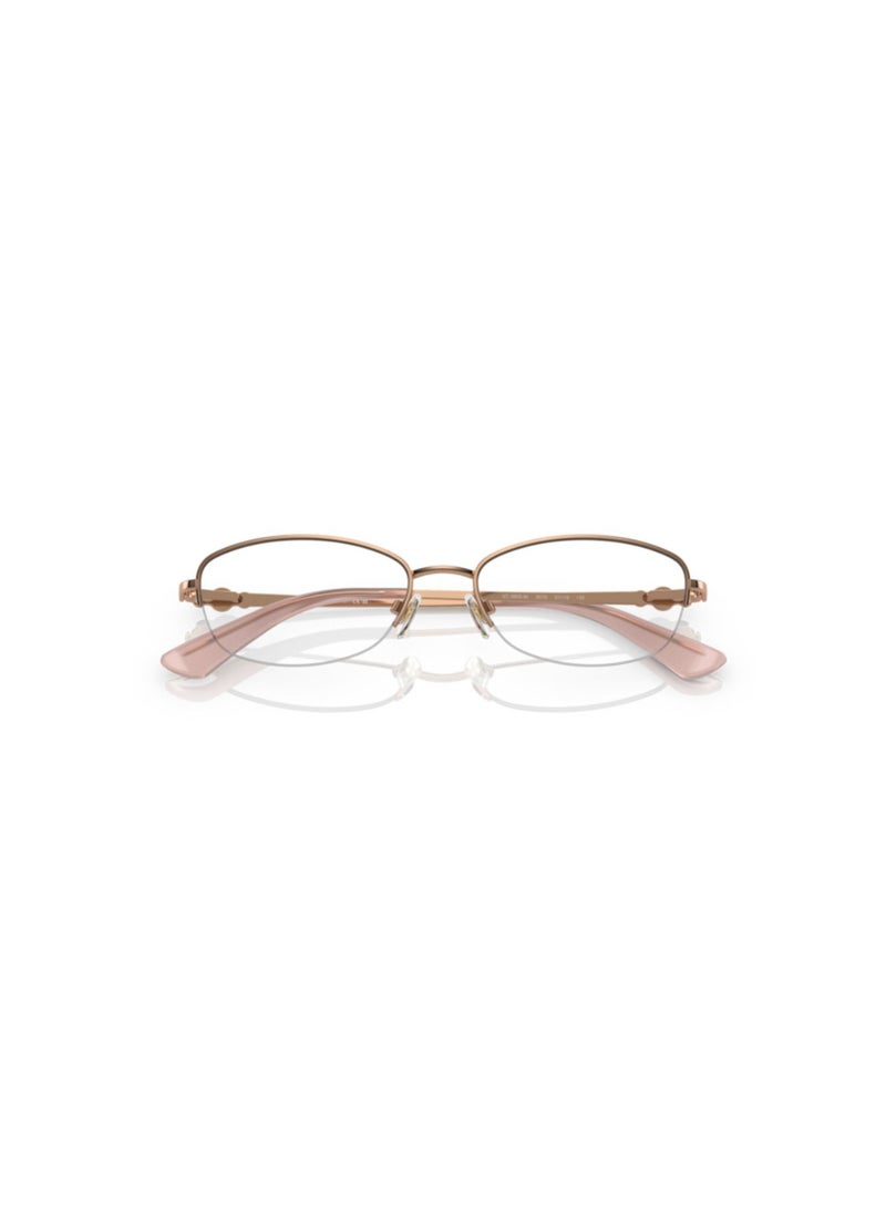 Vogue Woman Oval  Eyeglasses- Vo 3955Bi - Lense Size:49Mm - Rose Gold - Image 5