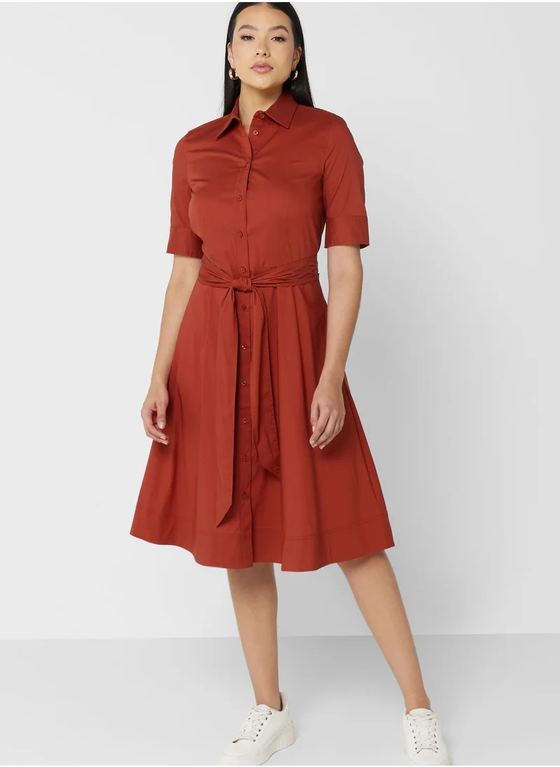 Lauren Ralph Lauren Tie Detail Shirt Dress