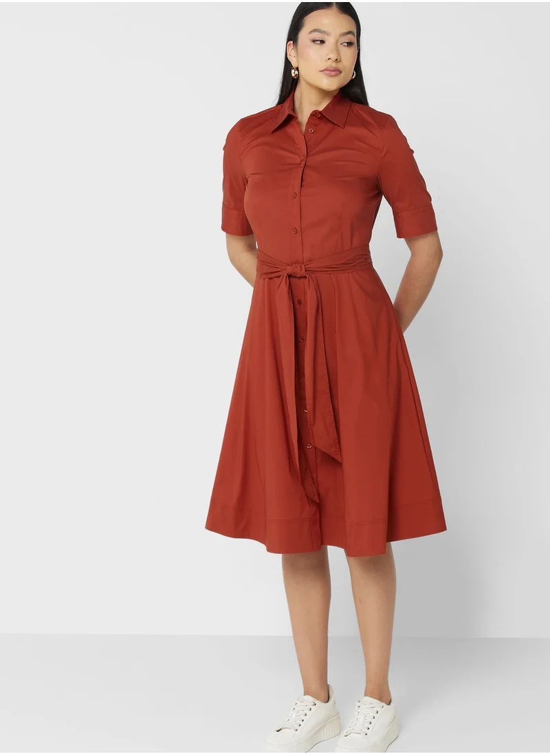 Lauren Ralph Lauren Tie Detail Shirt Dress