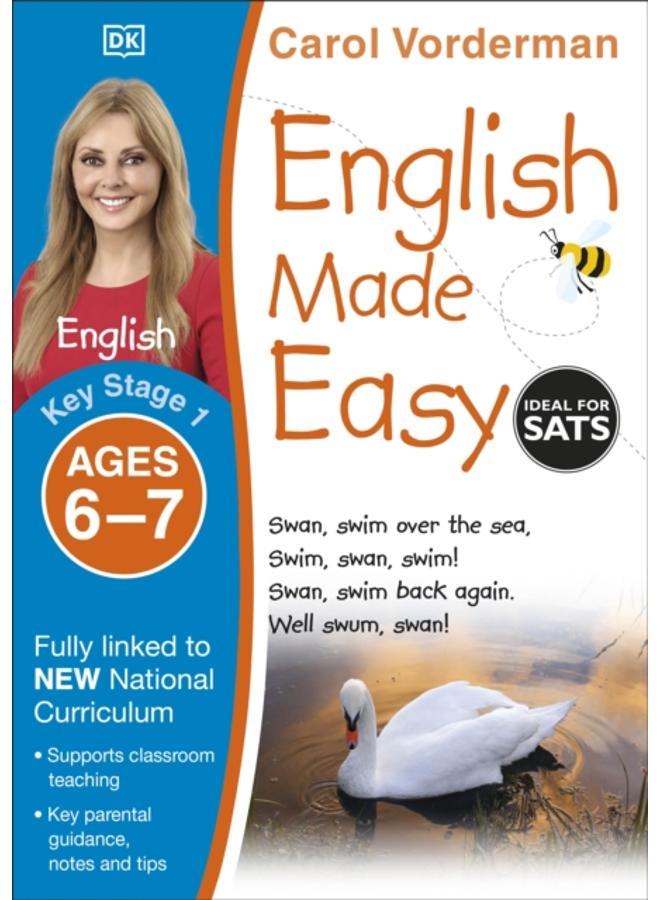 English Made Easy, Ages 6-7 (Key Stage 1) : Supports the National Curriculum, Preschool and Primary Exercise Book 