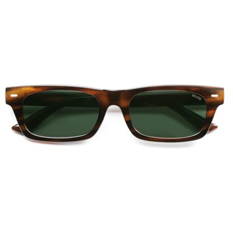 SOJOS Trendy Polarized Rectangle Sunglasses Womens Men Retro Vintage Sun Glasses SJ2379 - Image 3