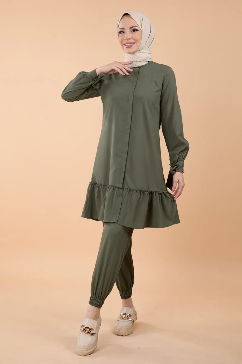 Tofisa 13063-KHAKI Tunic Trousers