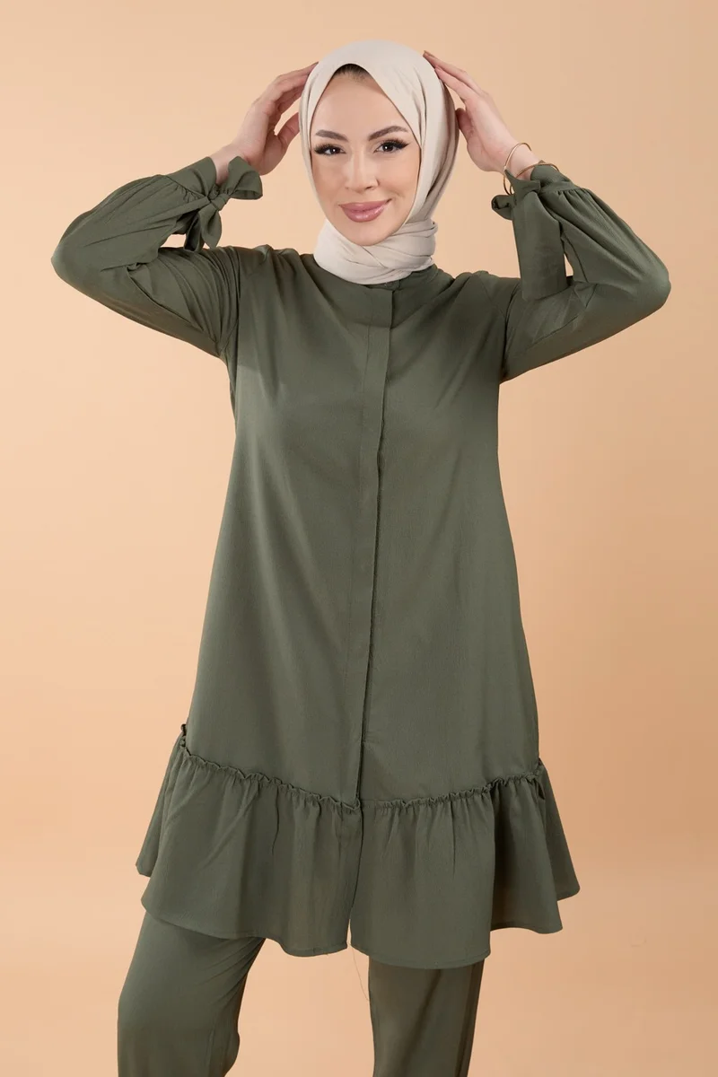 Tofisa 13063-KHAKI Tunic Trousers