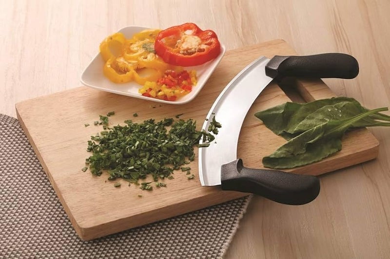 VIBRAL Stainless Steel Half Moon Pizza Cutter Multipurpose Cutter for Home Cutter Pizza Cutters Pastry Cutter Sandwich CutterSafe to Use 1Pcs - Image 3