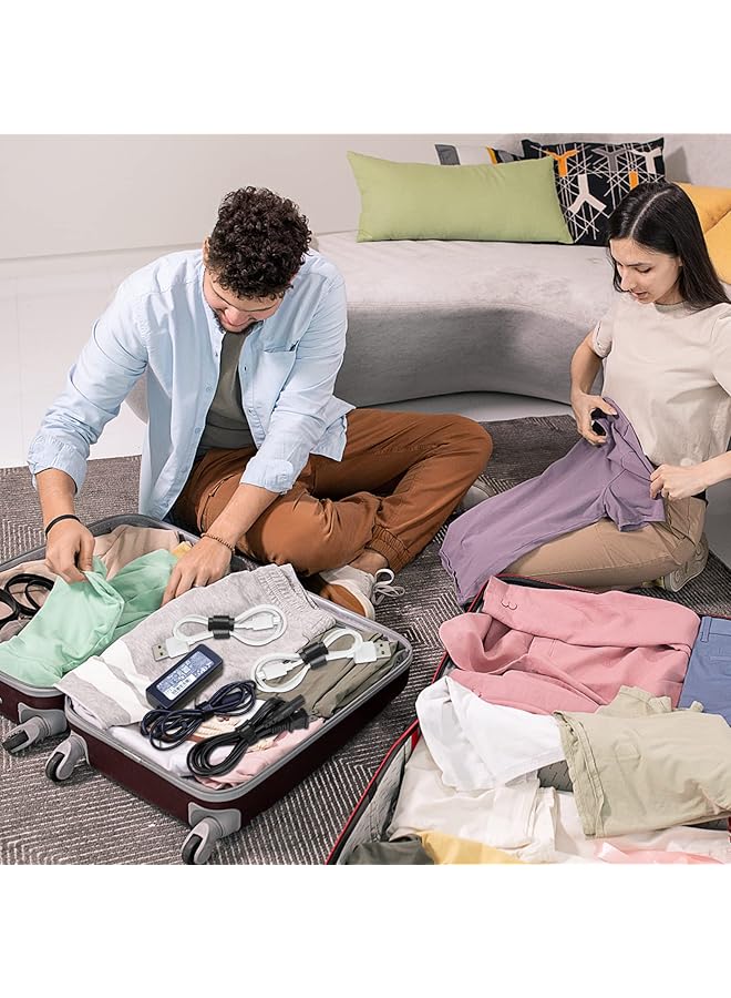 erorex 120Pcs 6 Inch Reusable Cable Ties Wire Ties Cord Organizer Cable Organizer Adjustable Cable Management Black - Image 4