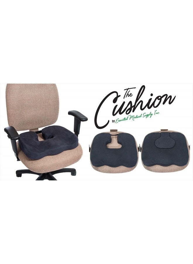 Essential Medical Supply The Cushion, the only 3-in-1 Designed to be a Molded Comfort, Tailbone or Donut Cushion - Image 1