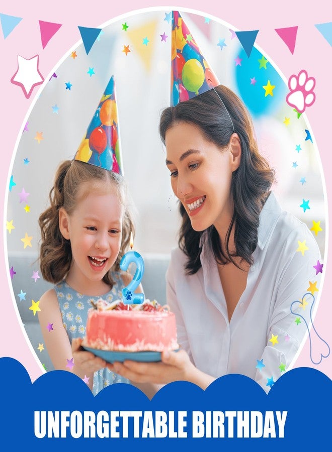 ميتلي شموع على شكل مخلب كلب من إم تي لي، لون أزرق فاتح، زينة كعكة عيد ميلاد، زينة كب كيك، زينة عيد ميلاد للأولاد والبنات (2) - Image 5