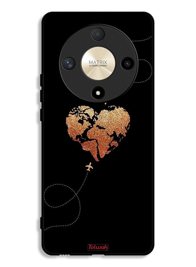 Tolwak Honor X9b Protective Case Cover Airplanes Touching Heart - Image 1