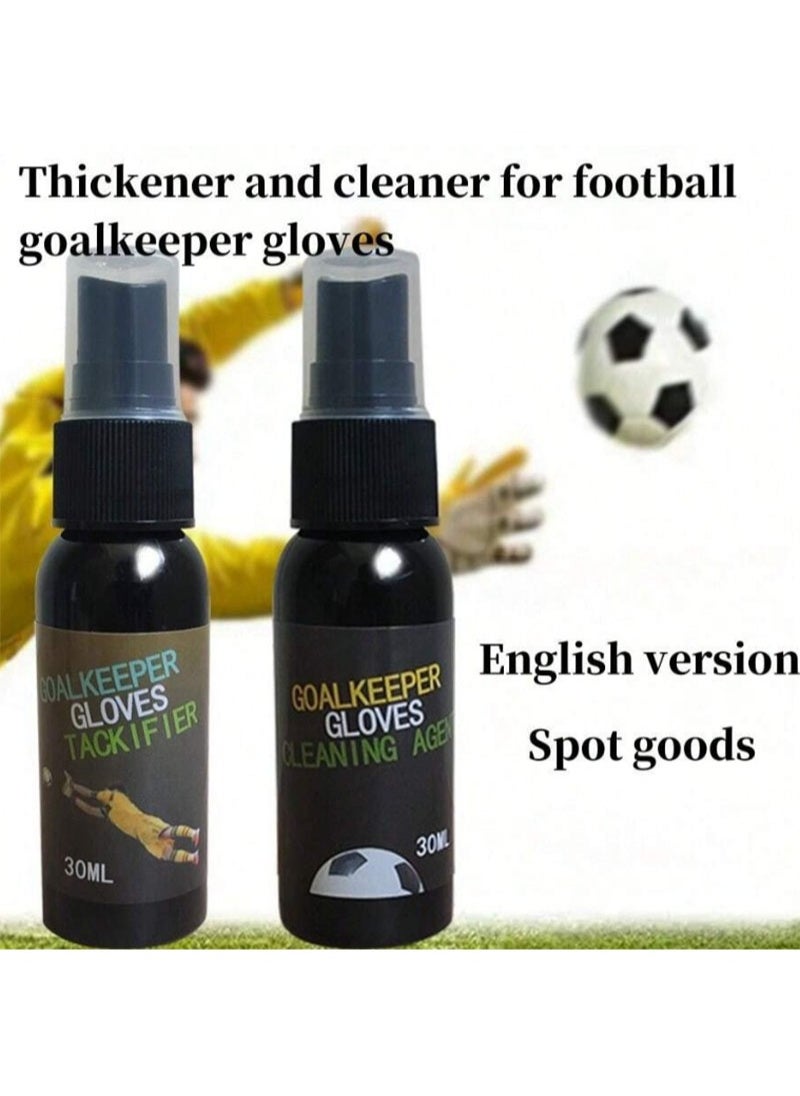 Generic - Goalkeeper Glove Grip Spray and Glue Remover Spray for Match Goalkeeper Gloves - Image 1