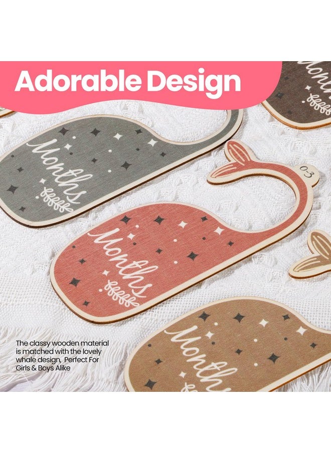 HNYYZL Baby Closet Dividers,7Pcs Wooden Baby Clothes Dividers For Closet,Nursery Closet Dividers,Multi-Color,Baby Size Closet Dividers,Nursery Decor  - Image 4