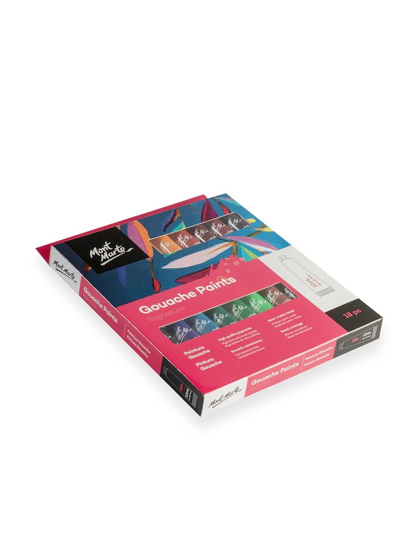Mont Marte 18-Piece Siganture Gouache Paints 12ml Content Per Tube - Image 5