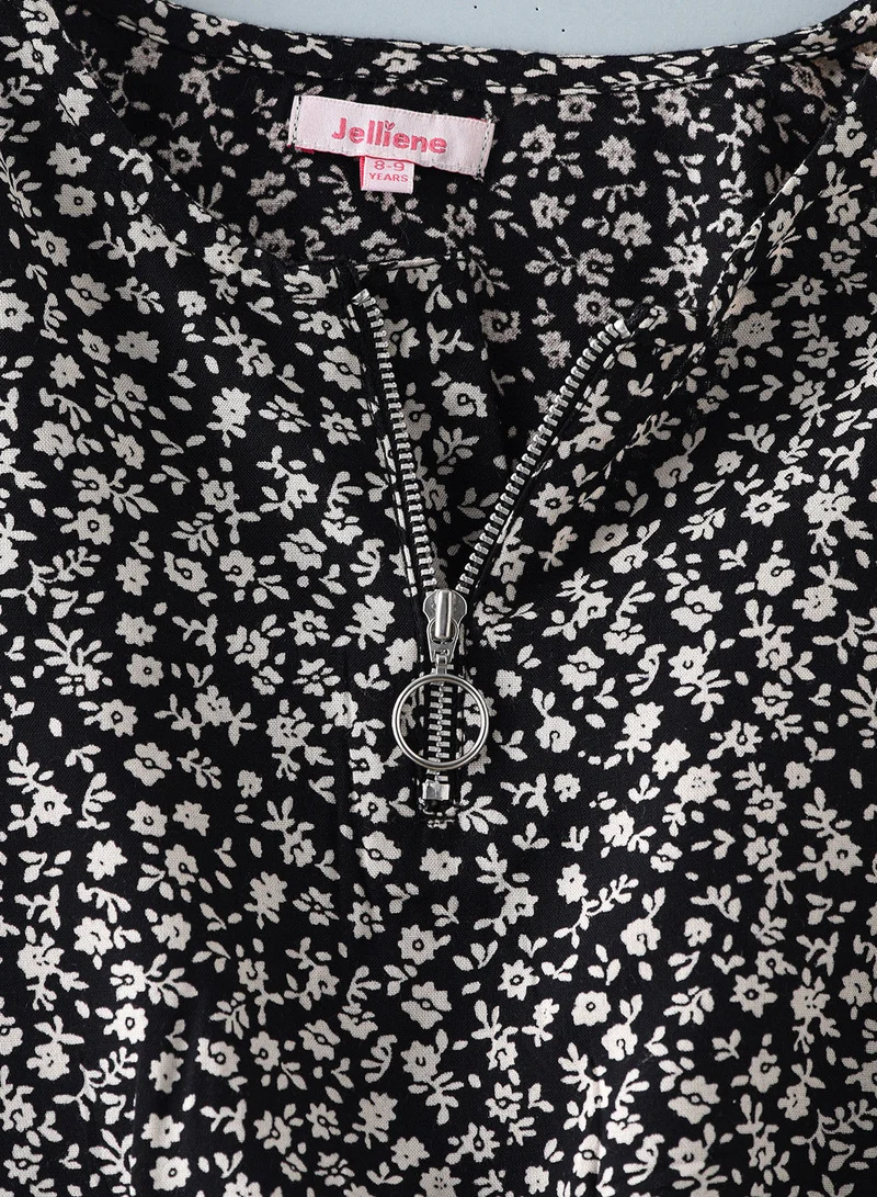 Jelliene Aop woven top
