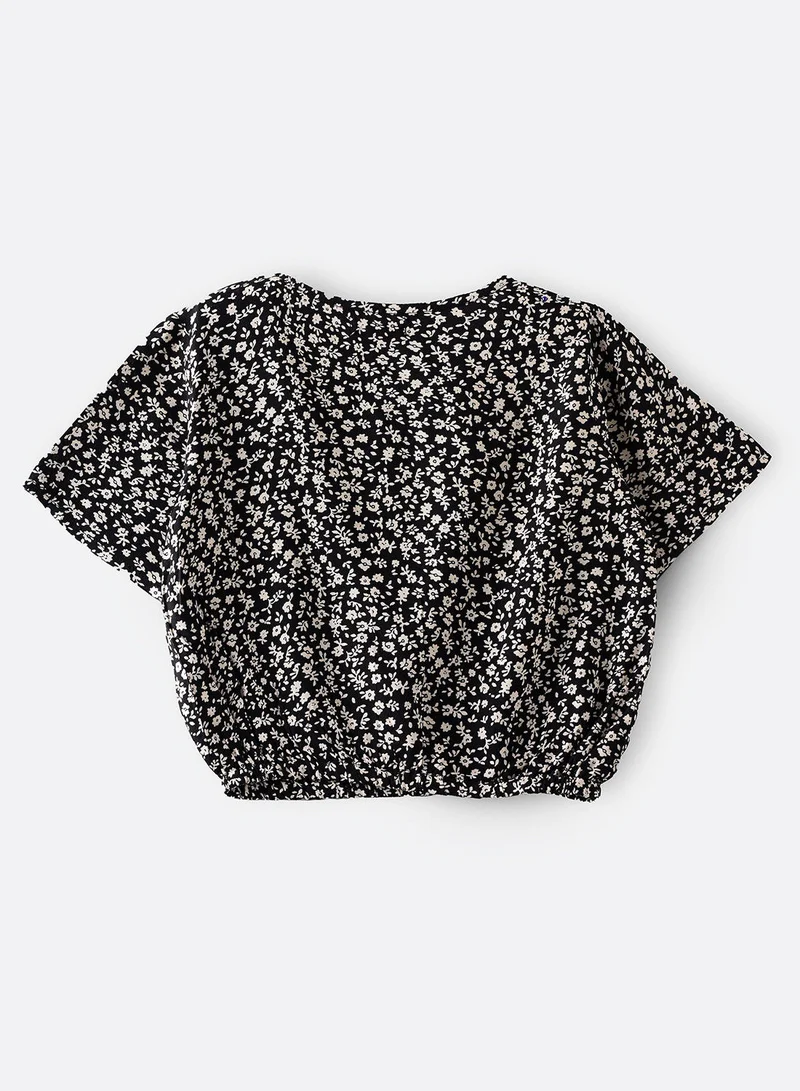 Jelliene Aop woven top