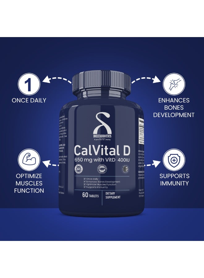 Deltabiotics 2+1 Offer 3 months supply Cal Vital - Calcium Supplement - Image 5