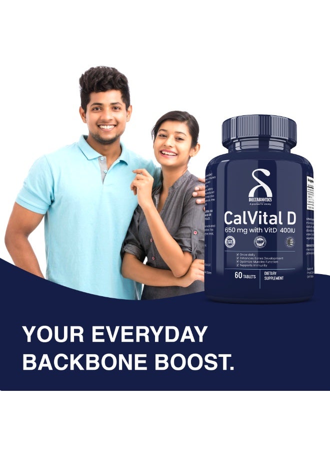 Deltabiotics 2+1 Offer 3 months supply Cal Vital - Calcium Supplement - Image 4