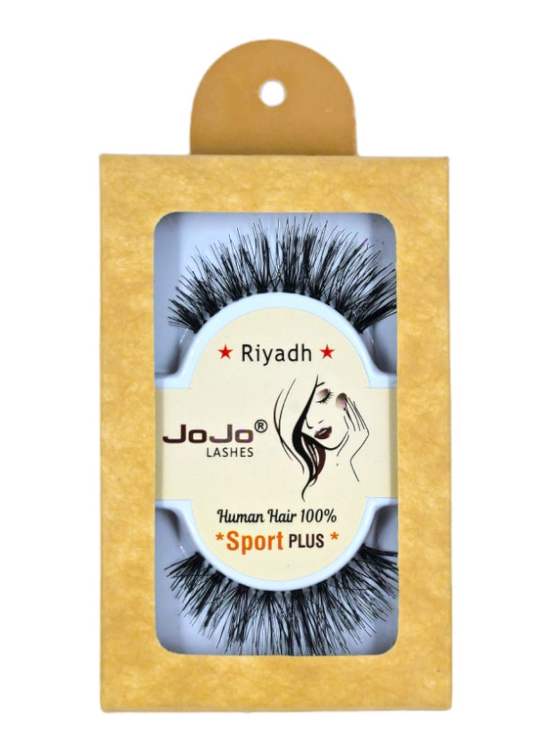 جوجو رموش جوجو شعر طبيعي أسود # الرياض  - Image 3