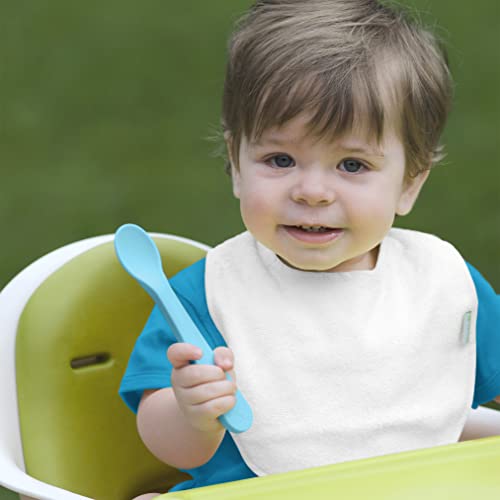 green sprouts Unisex Baby Staydry Infant Bibs Rose - Image 3