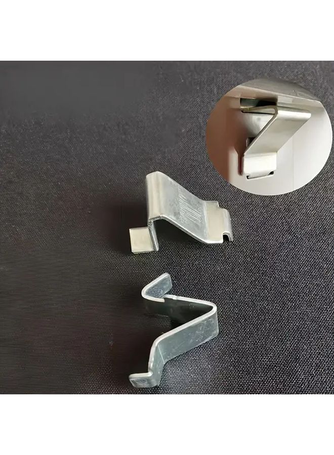 24pcs Zinc Alloy Adjustable Shelf Brackets No Tools Needed For Metal And Wood Frames - Image 1