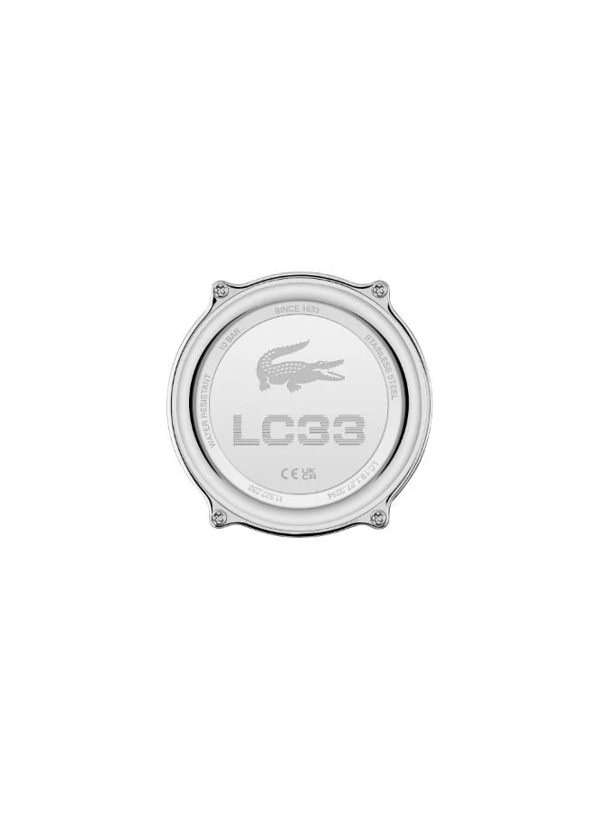 Lacoste  Men's Quartz Watch, Black Dial, Green Silicone Strap for Men | Best Price UAE