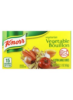 Knorr Knorr, Vegetarian Vegetable Bouillon, 6 Extra Large Cubes, 2.1 oz (60 g)  - Image 1