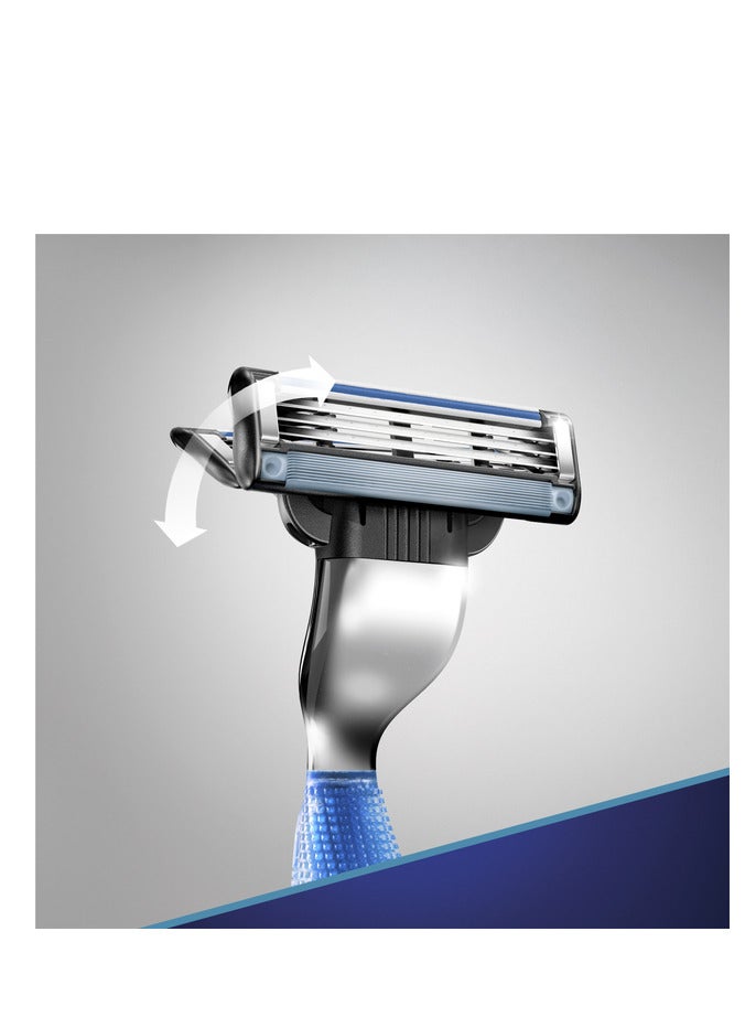 Gillette Pack of 2 Gillette Mach3 Start razor + spare head 2 pieces for men - Image 3