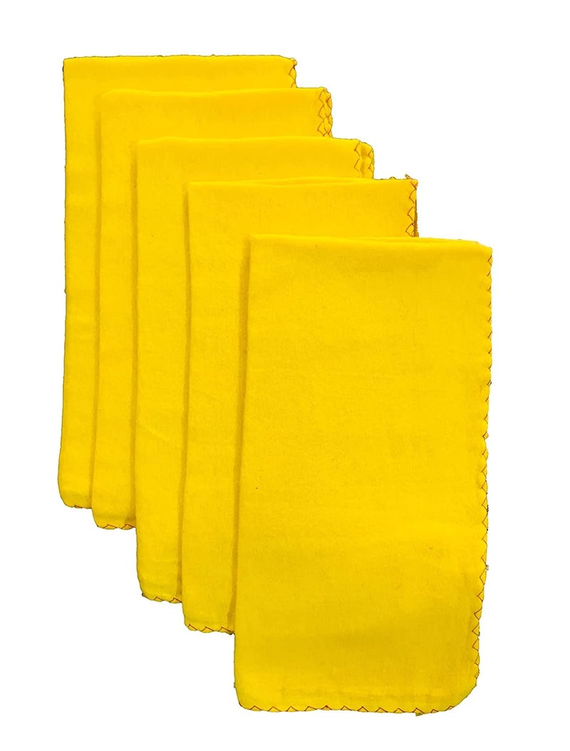 PIXEL HOME DECOR Microfiber Duster ClothsMulti Purpose Wash Cloth for Kitchen Car Window Stainless Steel Glassware Pack of 5