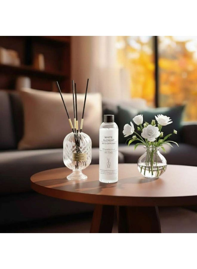 Pan Home White Alchemy Whispering Wood Reed Diffuser 200ml - Image 1