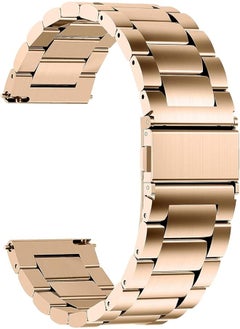 Fullmosa Fullmosa Quick Release Metal Chain Watch Bands, Stainless Steel Link Watch Strap Bracelet 16mm, 18mm, 19mm, 20mm, 22mm or 24mm, Fits Samsung Galaxy Watch 5/4/3,Garmin Watch,Huawei Watch for Men Women 