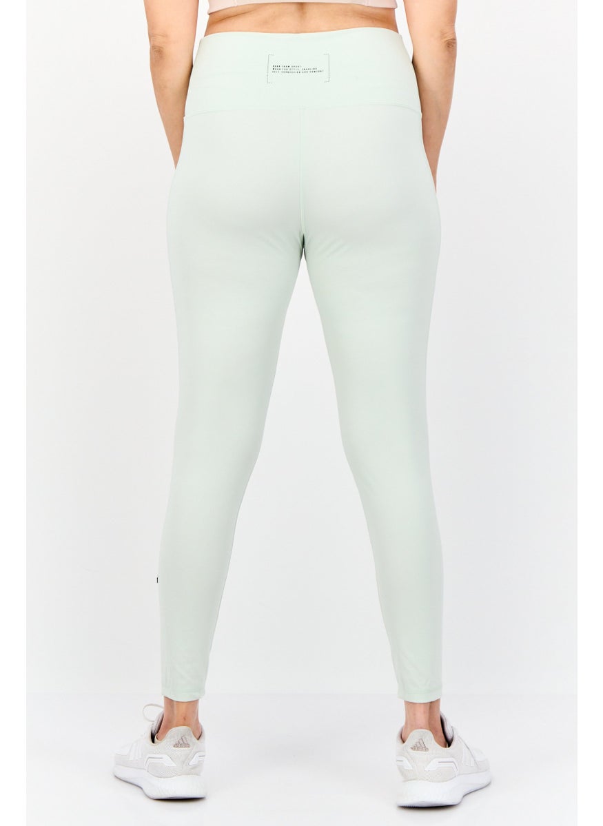 Adidas - Women Sportswear Fit Training Tights, Mint Green - Image 1