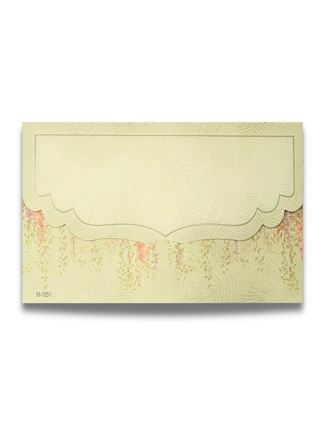 Fonsie cash shagun fancy design envelopes pack of 30 for gifting money on wedding gift, baby shower gift, shagun, family gatherings GOLD STAMPED, UV EMBOSING(Bird floral design) - Image 4