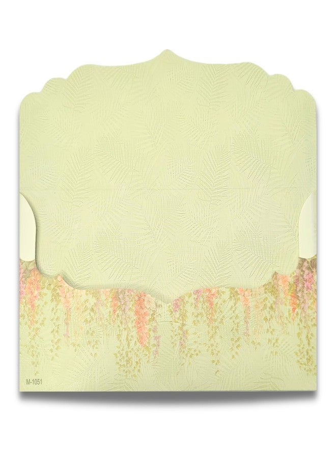 Fonsie cash shagun fancy design envelopes pack of 30 for gifting money on wedding gift, baby shower gift, shagun, family gatherings GOLD STAMPED, UV EMBOSING(Bird floral design) - Image 5