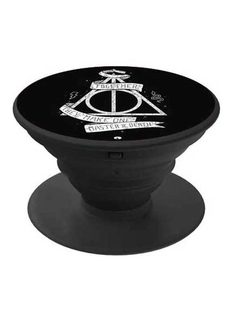 RKN Printed Pop Socket Phone Holder Black/White - Image 2