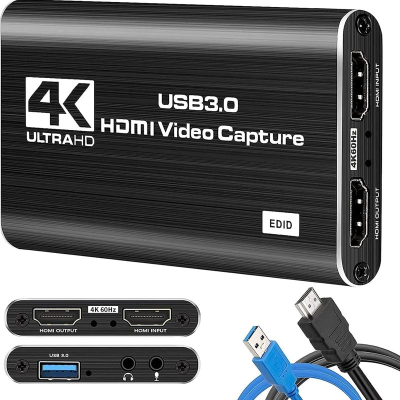 4K Ultra HD HDMI Video Capture Card via USB 3.0 - Image 1