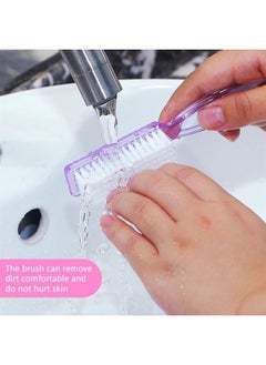 Patelai 15 Pieces Nail Brush for Cleaning Fingernails Nail Scrub Manicure Brush Handle Grip Cleaning Brushes Pedicure Brush for Toes and Nails Cleaning, 5 Colors(Fresh Colors)  - Image 5