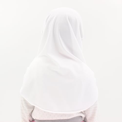 Modest Beauty حجاب فوري محتشم للأطفال للفتيات الحبيبات الحجاب الإسلامي مع زهور ناعمة - Image 3