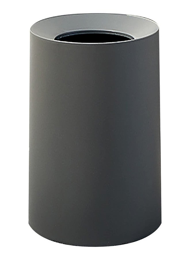 Primo Supply Modern Round Waste Basket - 2.1Gal/7.9L Open Top Trash Bin - Gray Garbage Can with Removable Plastic Bin Liner - Touchless Bathroom Garbage Can or Trash Can for Kitchen - Minimalist Office Trash Can - Image 1