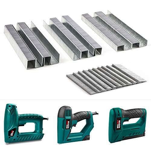 NEU MASTER NBS1850 Premium Quality Standard T50 Staples and 18GA Brad Nails for N6013/NTC0060/NTC0070, 1508-Count - Image 1