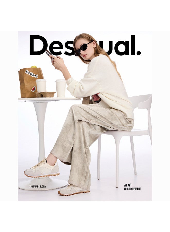 DESIGUAL printed Loose Straight-leg Women's Casual Pants - Image 3