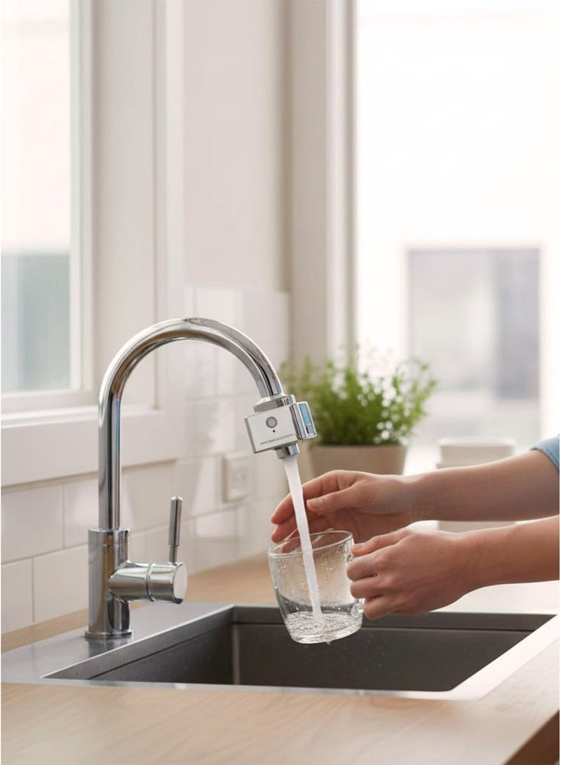 Smart Faucet & Water Converter, Water Saving Device for Kitchen & Bathroom, Dual Sensor, Touchless, USB Rechargeable, Easy Installation - Image 5