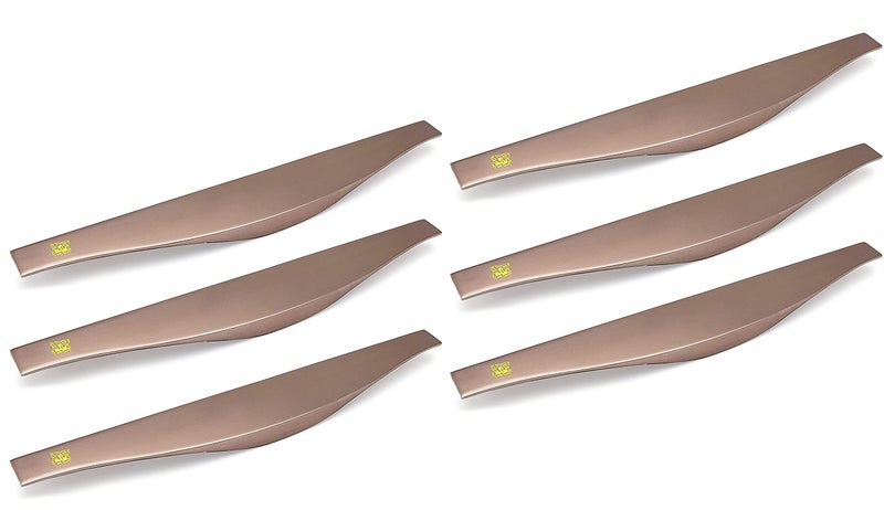 RAB Aluminum Handle for Kitchen and Office Drawer/Cabinet/Door/Wardrobe/Profile Handle(Code:- Hand F 125, Finish:- Rose Gold, Size:- 8", Pack of 6) - Image 1