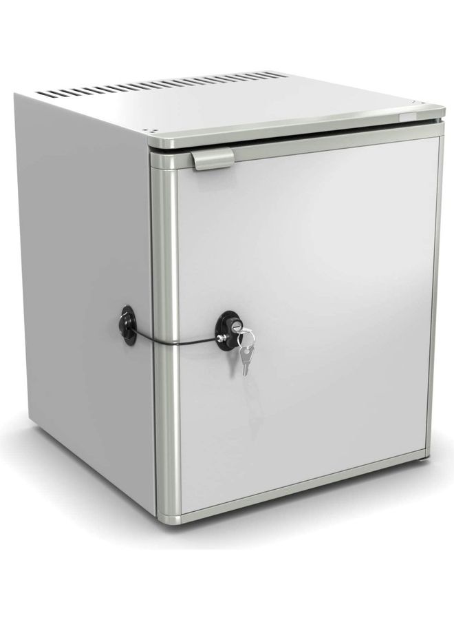 XiuWoo 2-Piece Fridge Freezer Door Lock With 4 Keys Black - Image 3