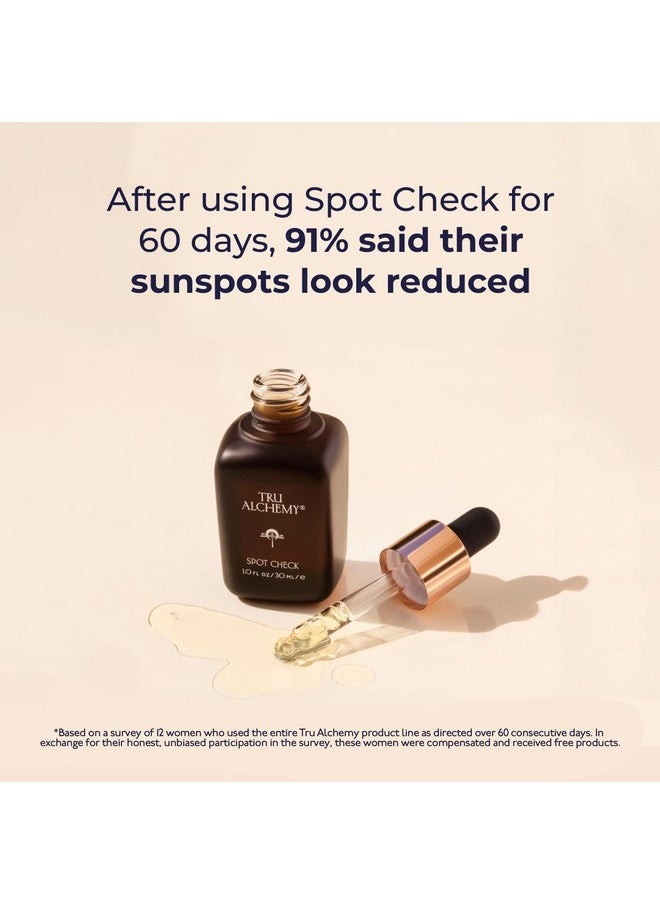 Tru Alchemy Tru Alchemy Spot Check Dark Spot Remover For Face - Niacinamide, Hyaluronic Acid, Lactic & Glycolic Acid Serum - Age Spot Remover for Face for Women - Dark Spot Corrector for Face - 1 fl oz/30 ml  - Image 2