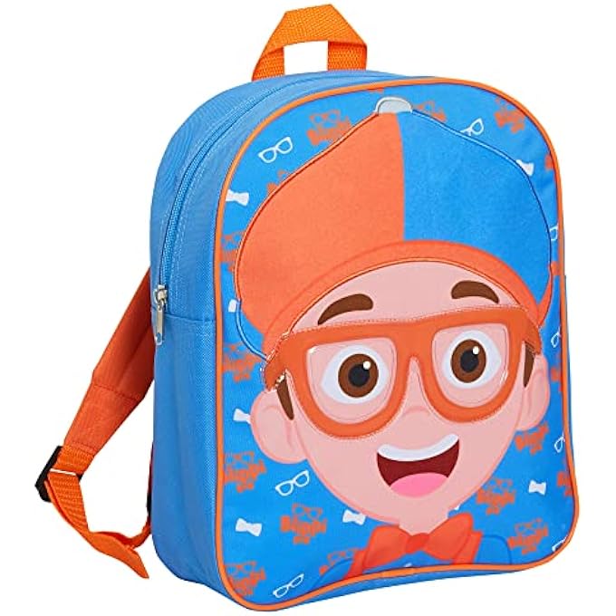 Blippi حقيبة ظهر للأطفال الأولاد والبنات حقيبة ظهر ثلاثية الأبعاد لمرحلة ما قبل المدرسة - Image 1