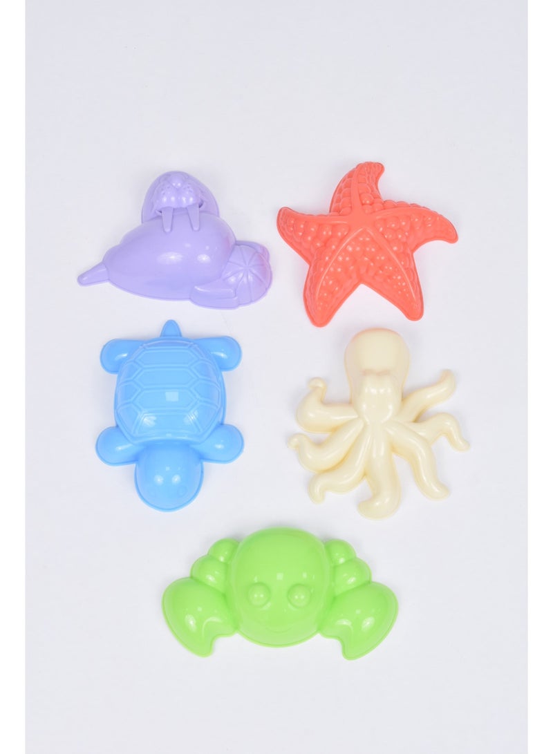 FUN MOMENT Kids Sand Beach Toy Set with Bucket and Sand Molds - 11 Pieces - Image 5